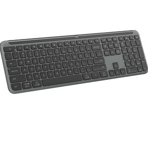 Logitech K950 Wireless Bluetooth Full Size Slim Keyboard Quiet Customizable